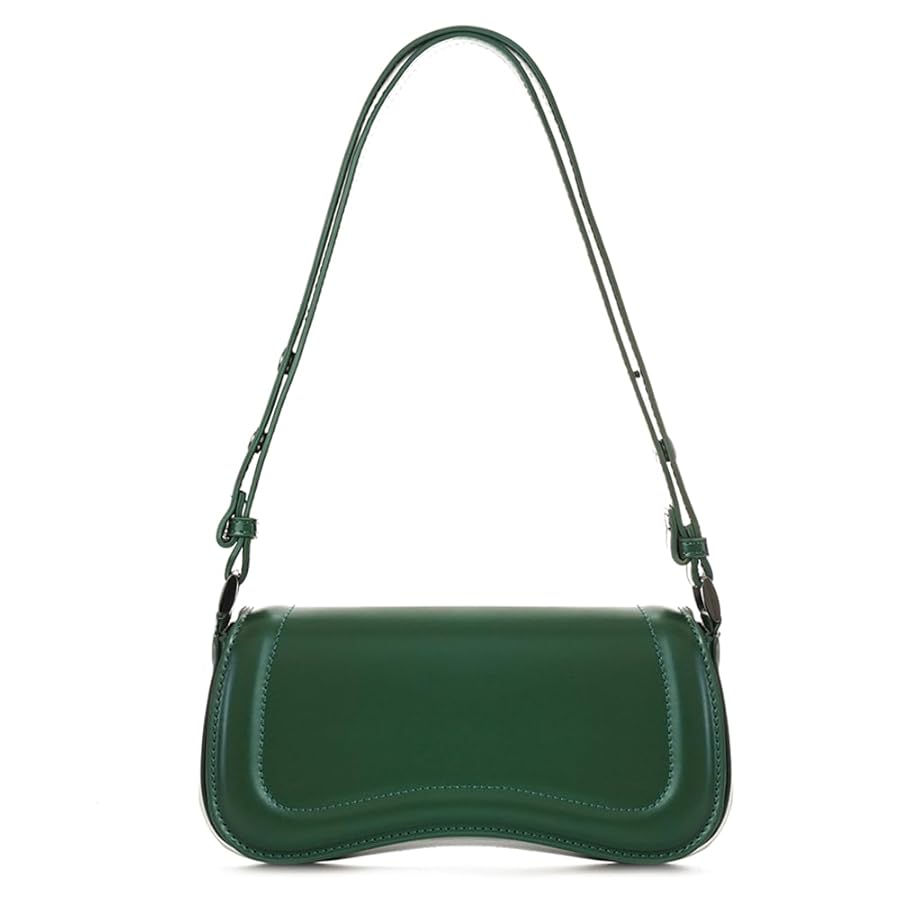 accent shoulder bag／カーキ
ひょうたんキルト／カーキ YDSIII Small Shoulder Bag, Trendy Vegan Leather Cross Body